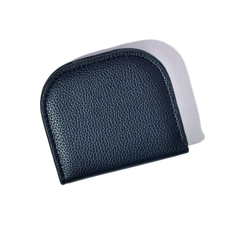 Mini Semi-Circle Coin Purse – Stylish Solid Color Wallet