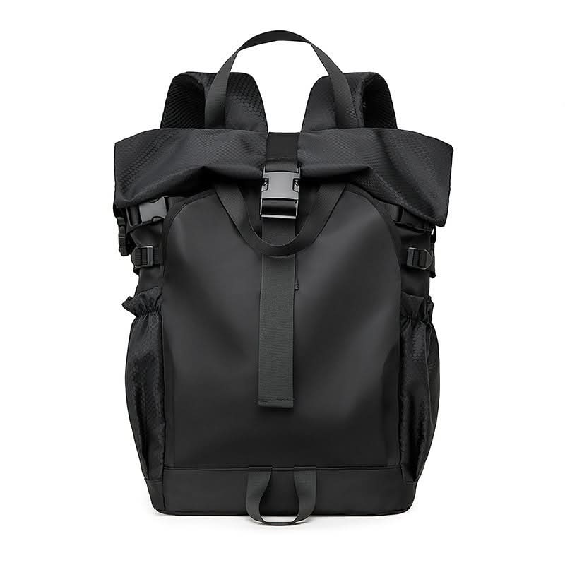 Men's Waterproof Roll-Top Backpack - 16-Inch Laptop Bag