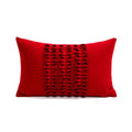 Nordic Red Festive Cushion Cover – Embroidered