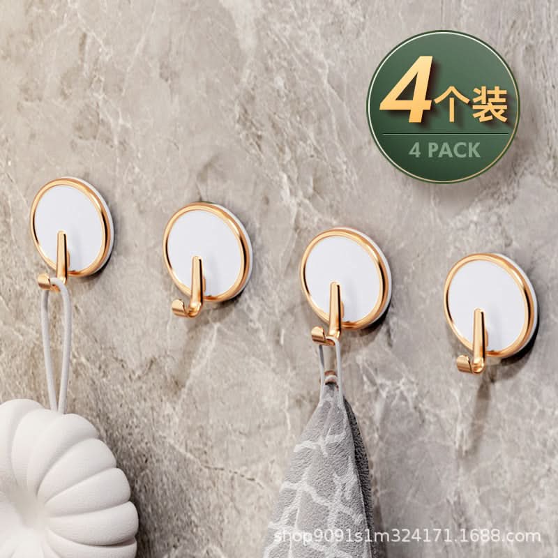 Luxury No-Drill Adhesive Door Hook – Strong Stick-On Hanger for Clothes & Storage
