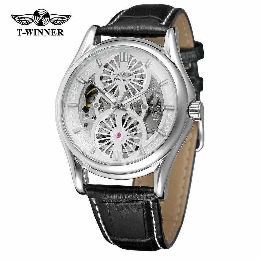 Winner Automatic Mechanical Watch for Men – Stainless Steel Business Timepiece