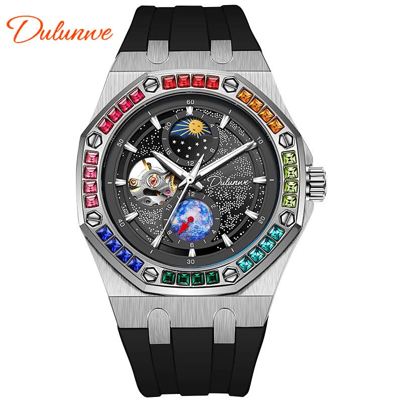 Genuine Mechanical Rainbow Starry Sky Watch