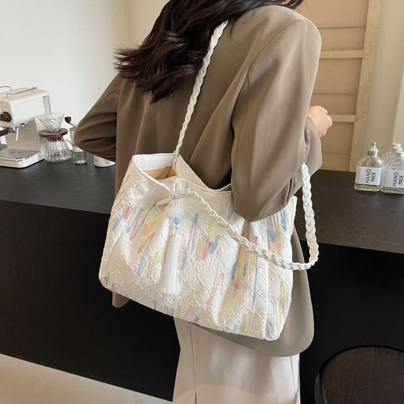 Casual Trend Large Capacity Tote Bag - Fashionable Shoulder Bag