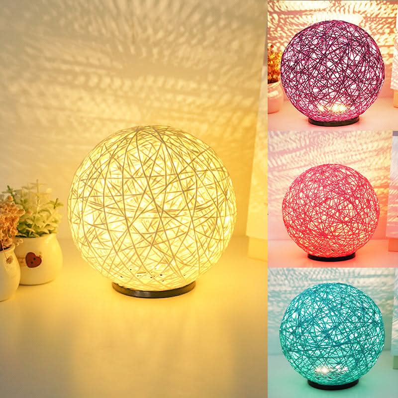 Ball LED Night Light with Starry Sky Projection - Table Lamp