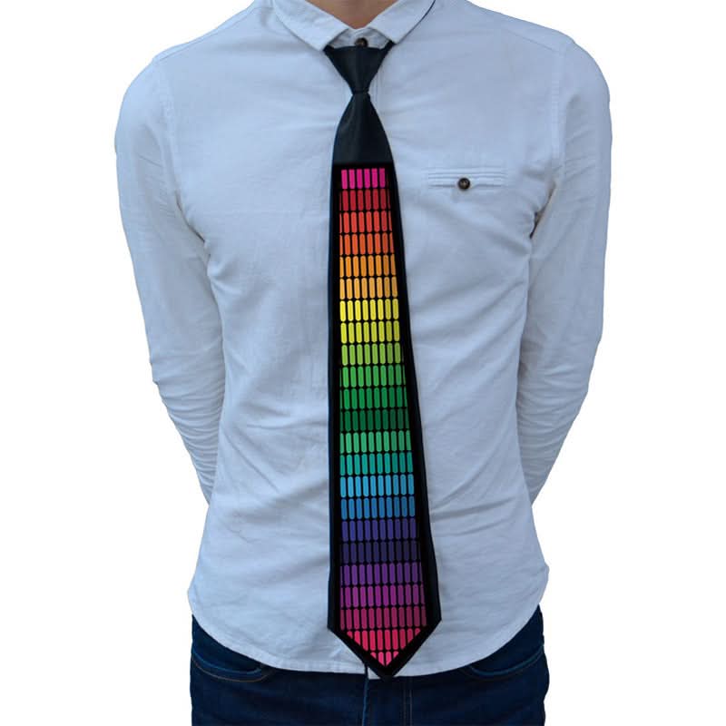Voice-Activated LED Halloween Party Tie