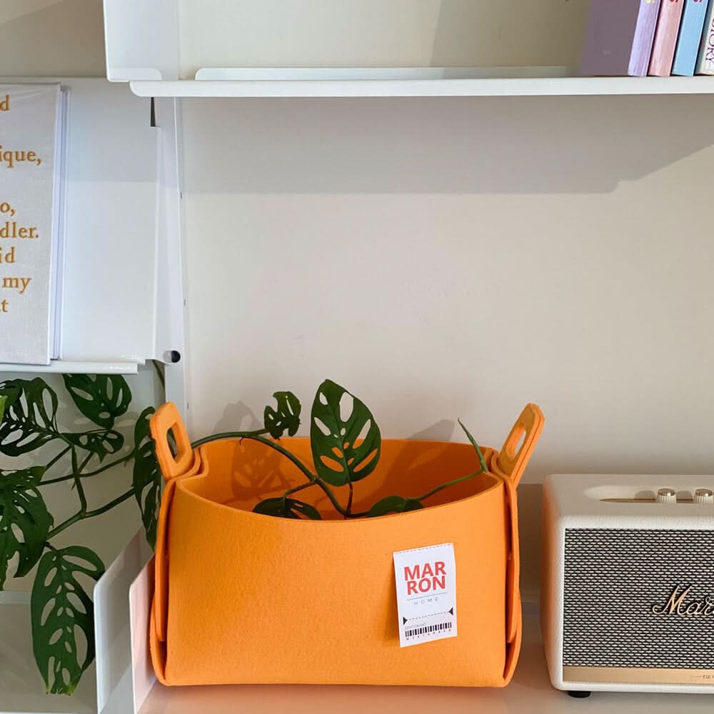 Foldable Felt Storage Basket – Kids’ Toy Organizer