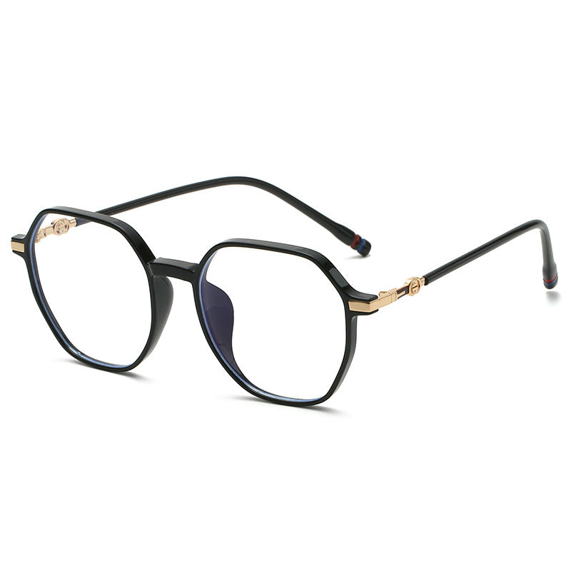 Women's Polygon Anti-Blue Light Glasses – Stylish Full Frame Eyewear for Small Faces