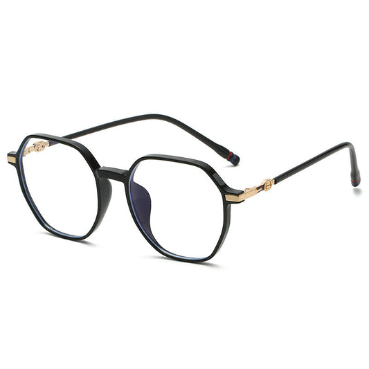 Women's Polygon Anti-Blue Light Glasses – Stylish Full Frame Eyewear for Small Faces