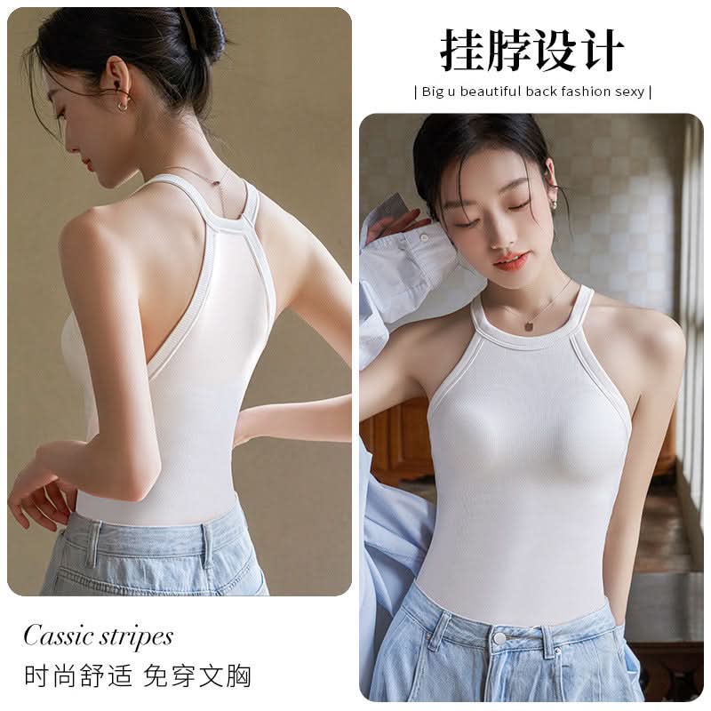 Padded Halter Neck Camisole for Women