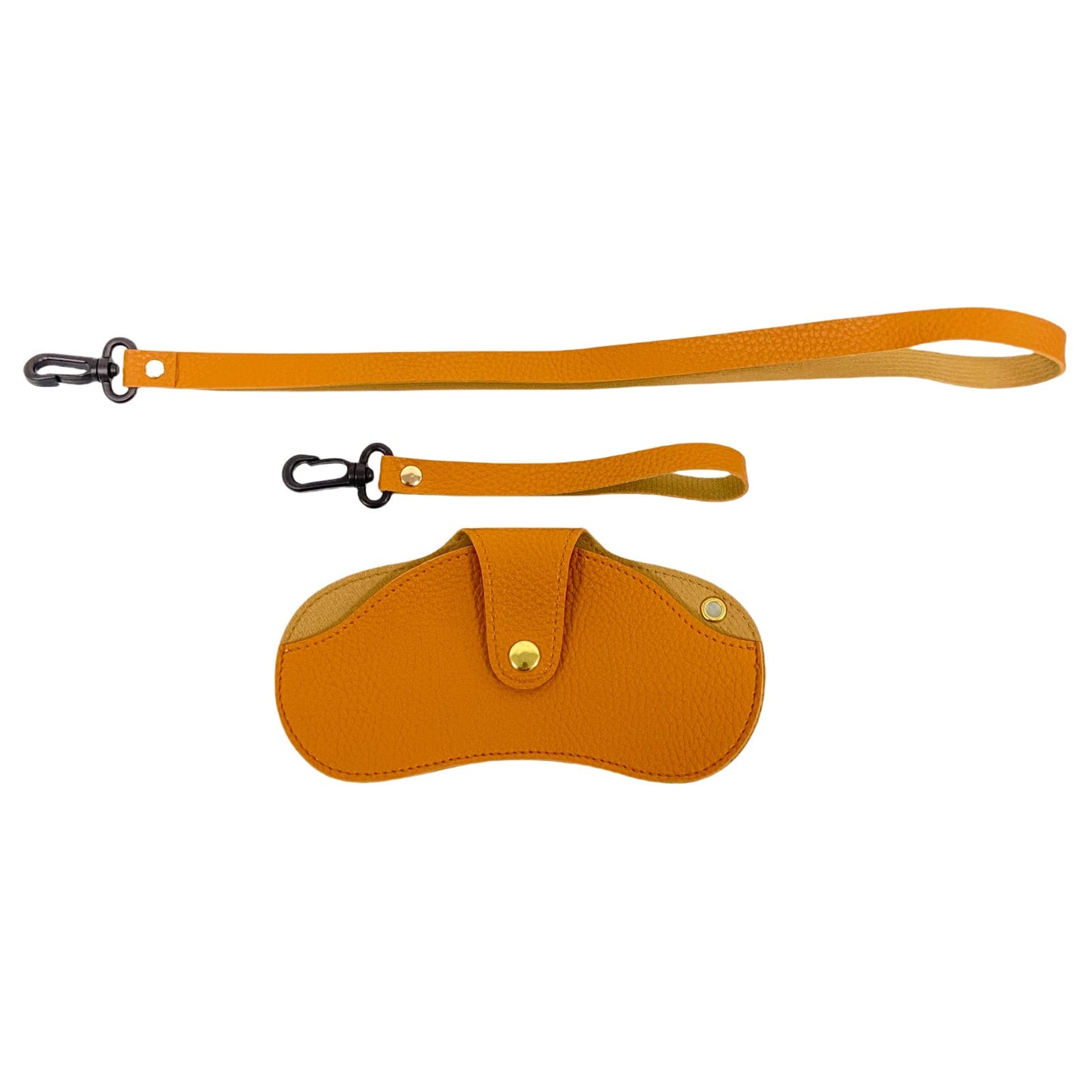 Classic Leather Glasses Case – Neck Hanging Sunglasses Pouch for Travel