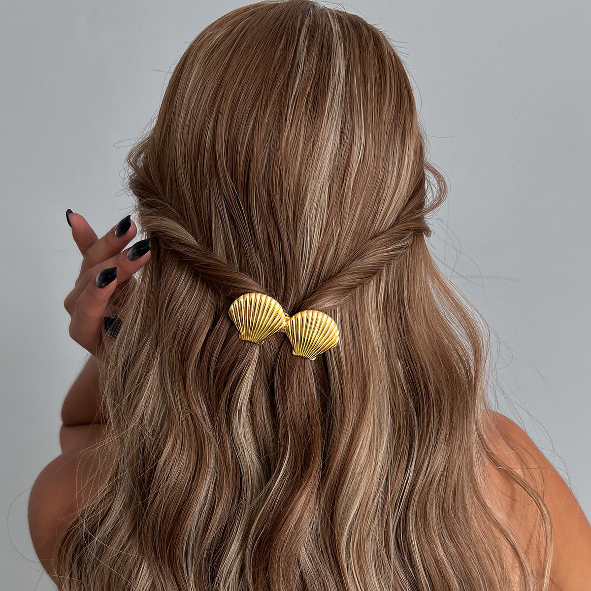 Alloy Decorative Hair Clips – Cute Bow & Heart Hair Accessories for Women
