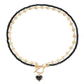 Zircon Heart Pendant Necklace for Women – Diamond-Inspired Clavicle Chain