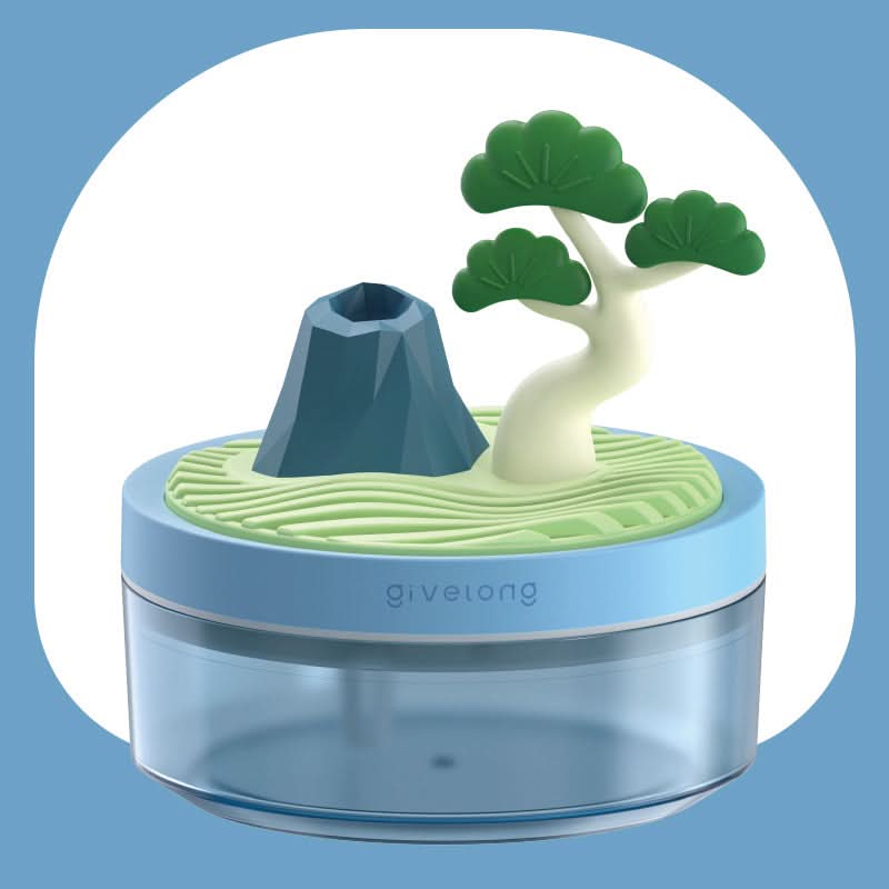 USB Flower Humidifier with Colorful Night Light