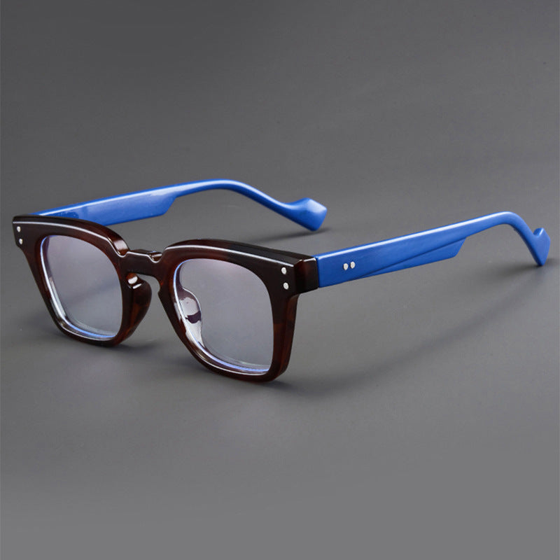 Retro Square Anti-Blue Light Glasses for Adults – Unisex Full-Frame Fashion Eyewear