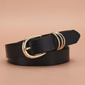 Thin PU Leather Waist Belt for Women