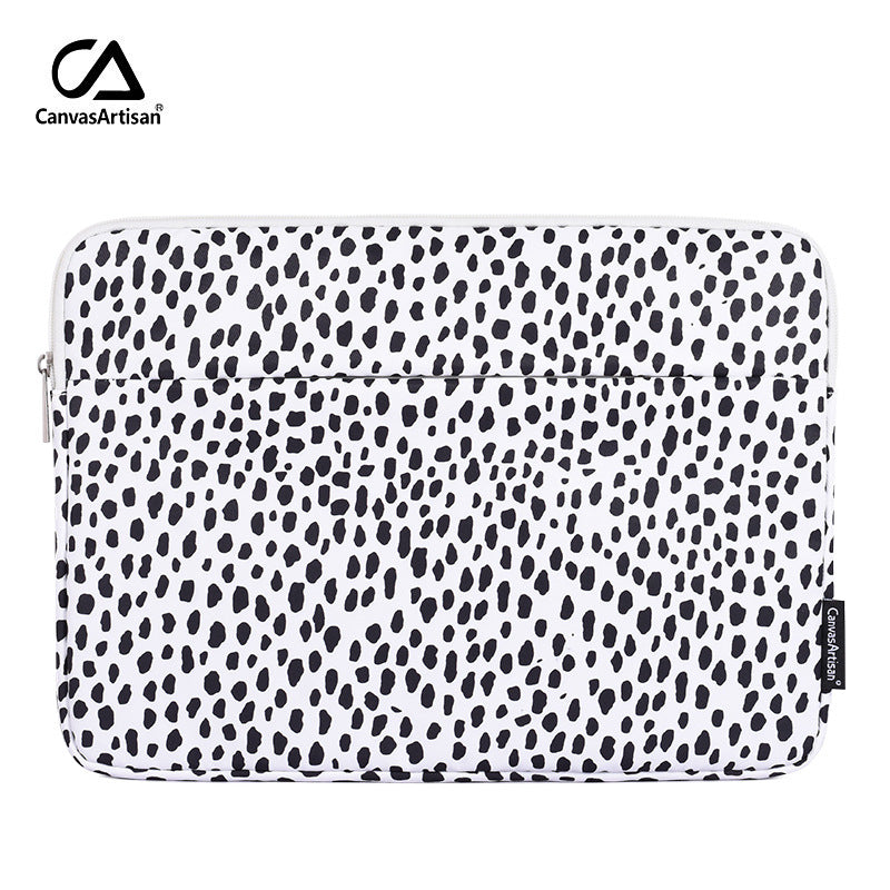 Abstract Spots Pattern Laptop Sleeve with Shock-Resistant Protection – 11–15 Inch Compatible Case