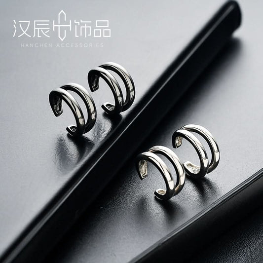 Men’s U-Shaped Ear Clips – Stylish Non-Piercing Hoop Earrings