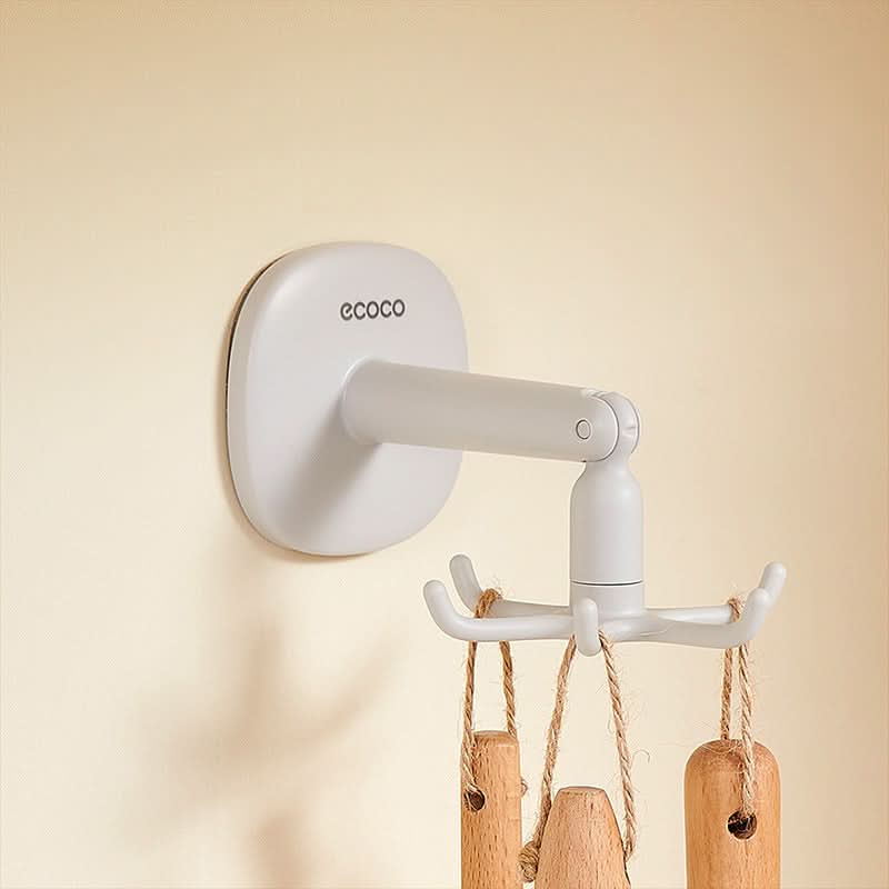 360° Rotating Kitchen Hooks – For Spoons, Towels & Utensils