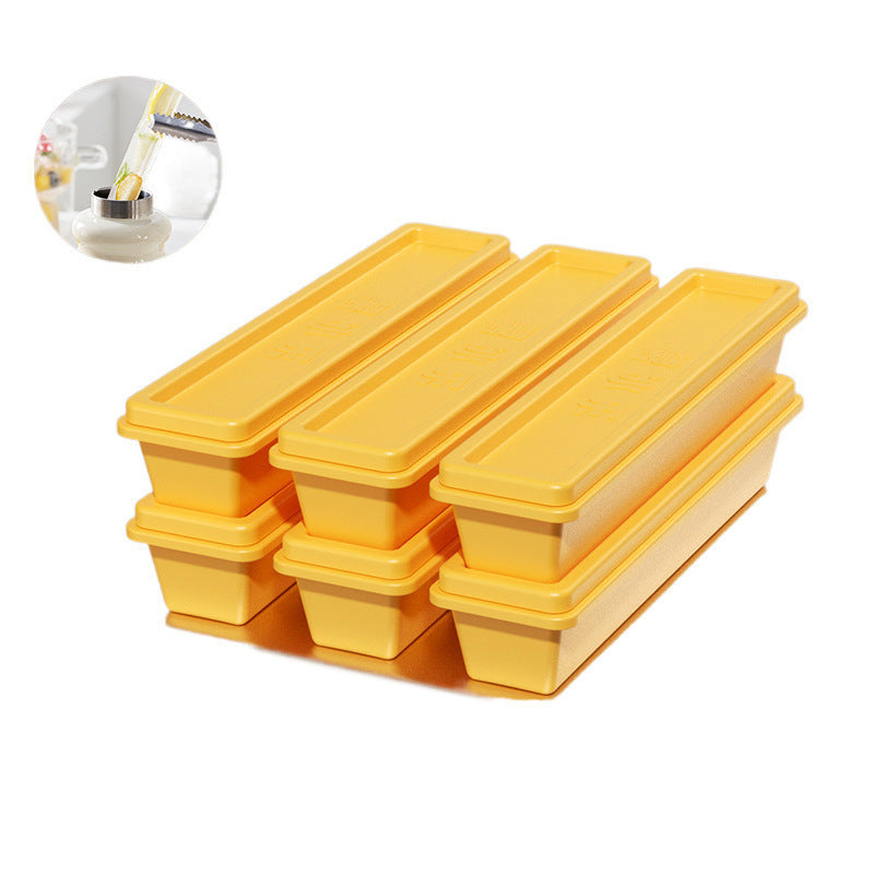 Magnetic French Fry Ice Cube Tray – Long Stackable ABS Mold for Freezer