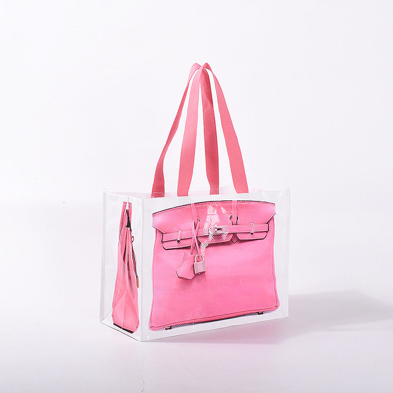 Woven Shopping Tote Bag – Reusable PP Handbag with High Load Capacity