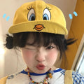 Kids' Tweety Duck Baseball Cap – Embroidered Cotton Sunshade Hat