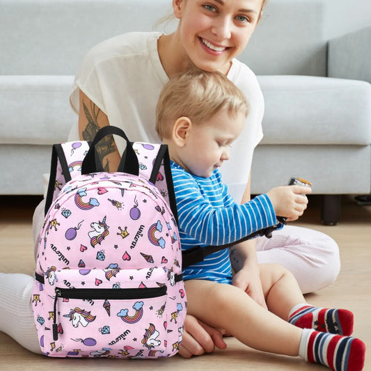 Lightweight Printed Kids’ School Backpack – For Grades 1-6