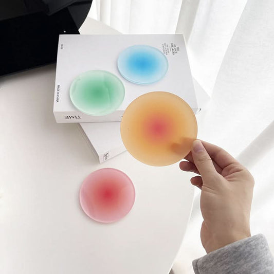 Sunset Gradient Acrylic Coaster Decorative Ornament- Random Color
