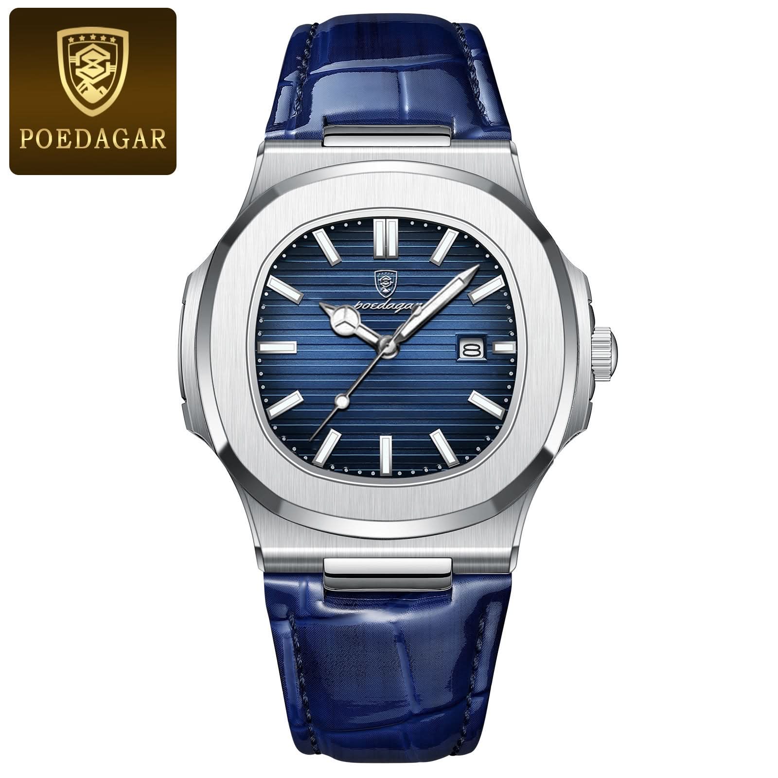 Men’s Ultra-Thin Quartz Watch, Luminous Design