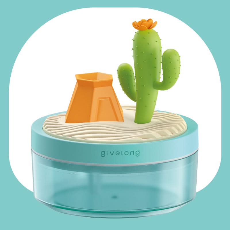 USB Flower Humidifier with Colorful Night Light