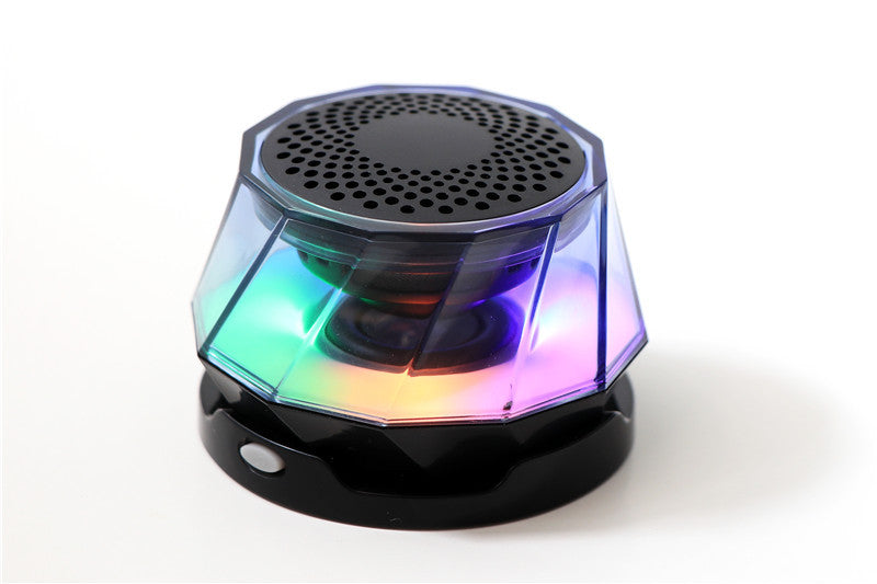 Magnetic Bluetooth Speaker – Portable RGB LED Light Wireless Mini Subwoofer