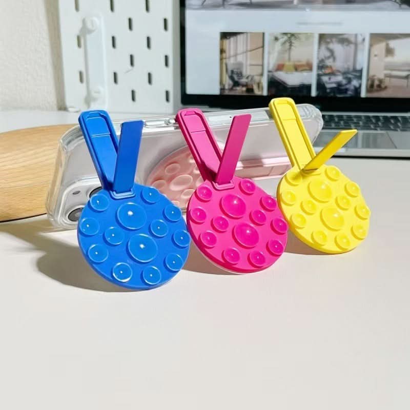 Lollipop Suction Cup Phone Stand – Silicone Non-Slip Holder