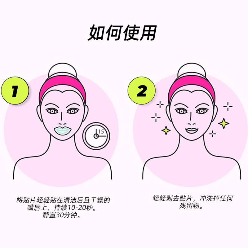Microneedle Lip Mask with Hyaluronic Acid