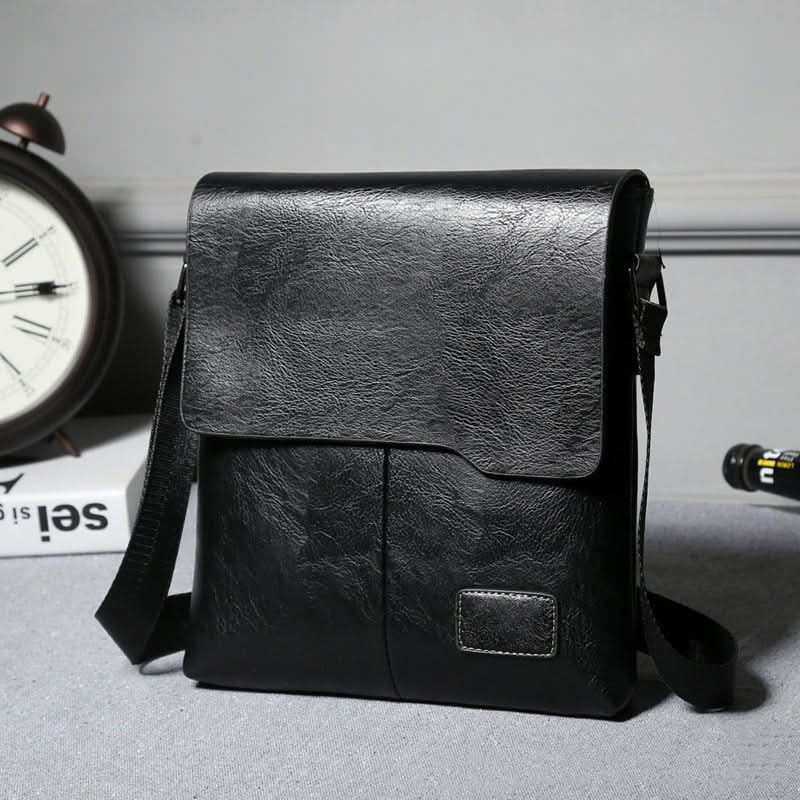 Men’s Urban Style PU Leather Bag Set – Waterproof Messenger Bag