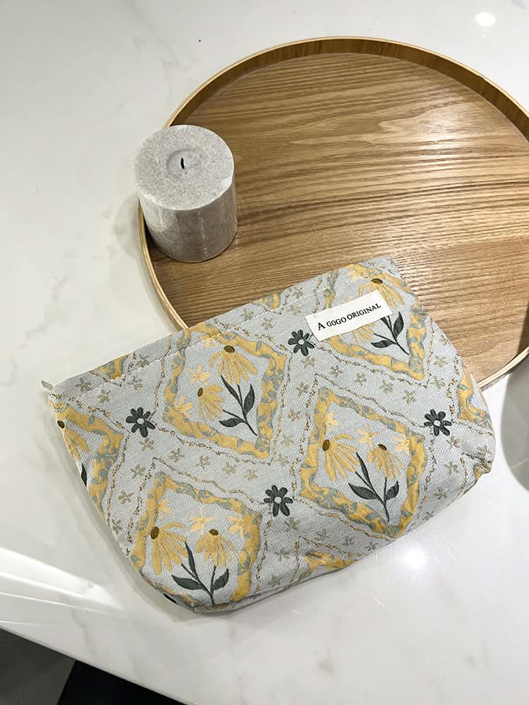 Cosmetic Bag – Floral Travel Toiletry Organizer for Women