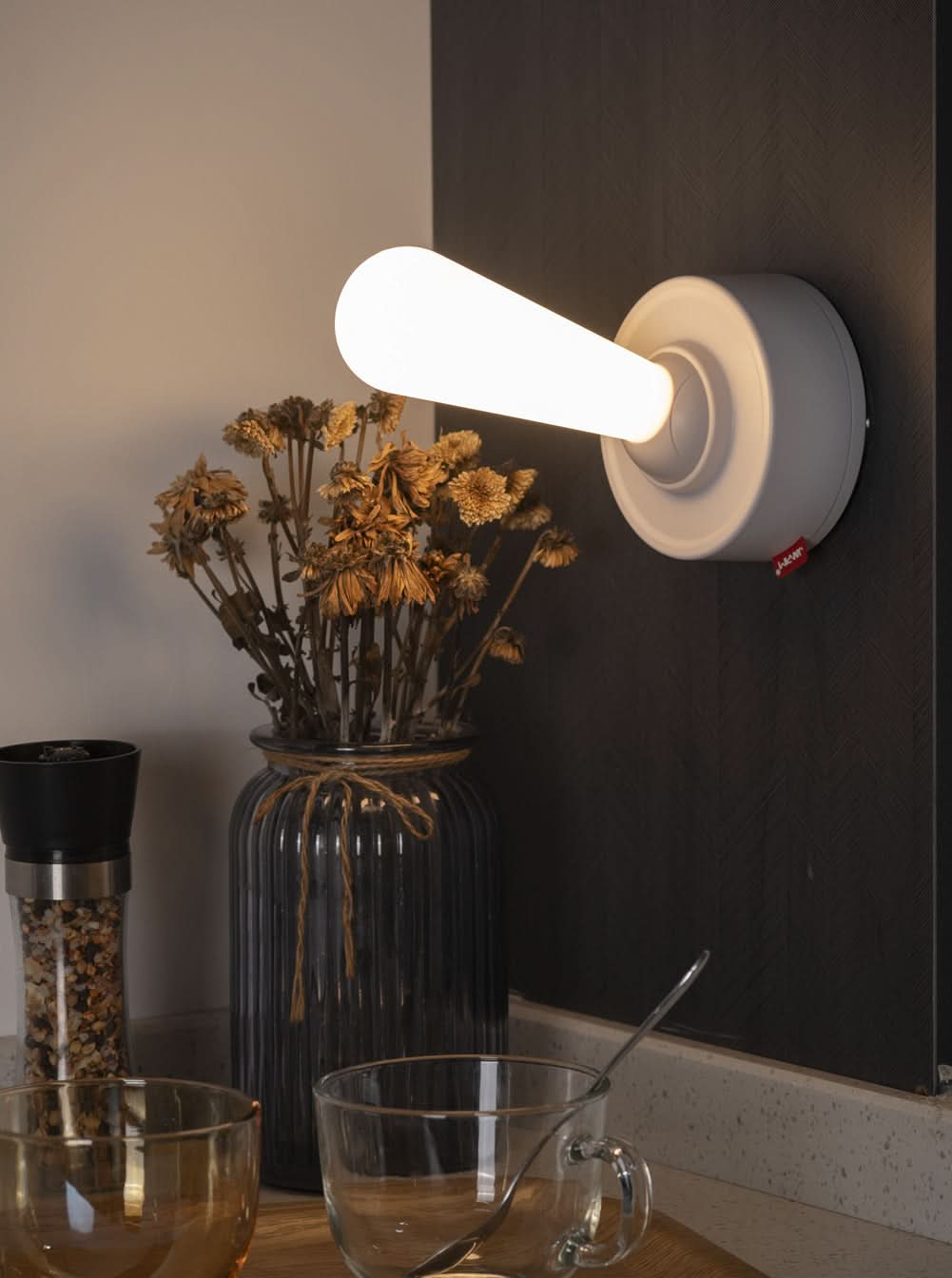 Retro Toggle Night Light with Soft Glow and Push Switch