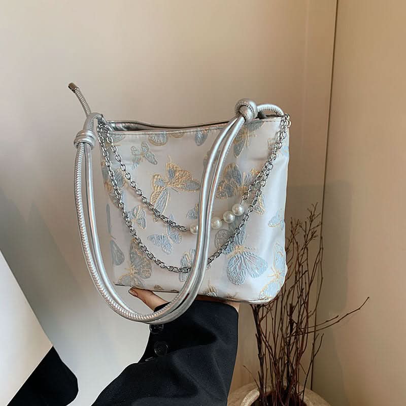 Stylish PU Leather Bucket Bag – Drawstring Shoulder Bag for Women