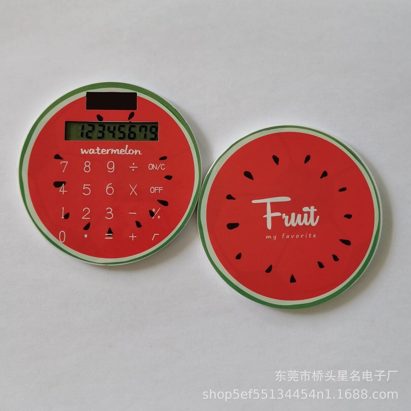 Round Puzzle Solar Card Calculator Toy