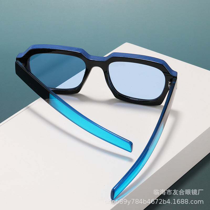 Retro Party Colorful Street-Style Sunglasses – Trendy UV-Protective Fashion Eyewear