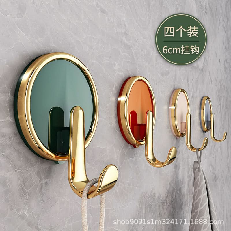 Luxury No-Drill Adhesive Door Hook – Strong Stick-On Hanger for Clothes & Storage