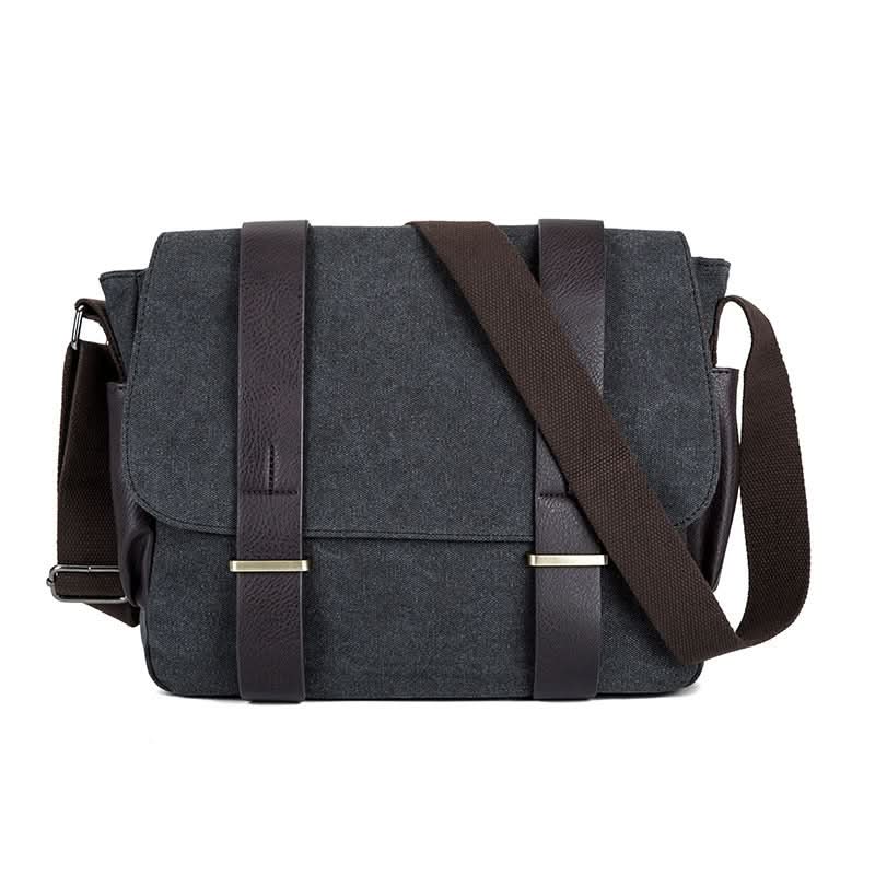 Men's Canvas Crossbody Bag – For Casual Travel & Daily Use
