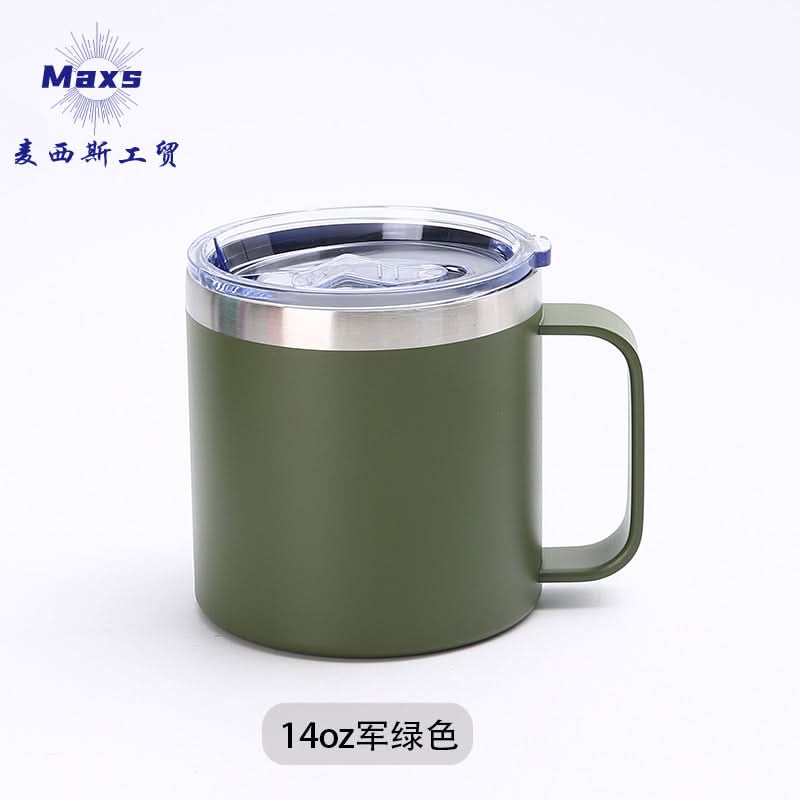 Stainless Steel Vacuum Coffee Thermos Mug – 12oz Insulated Cup