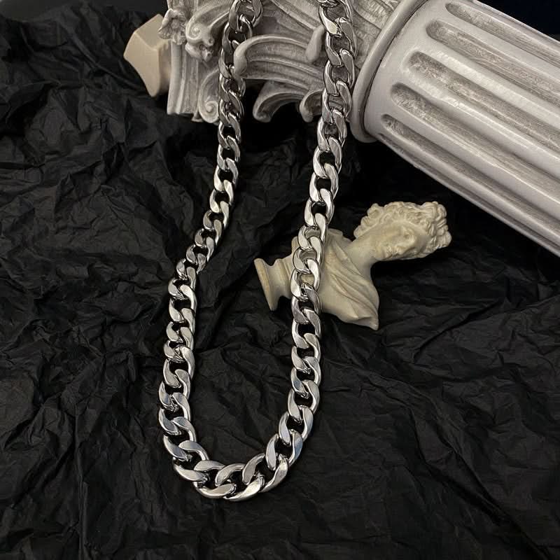 Men’s Trendy Cuban Chain Necklace – Hip-Hop Punk Pendant