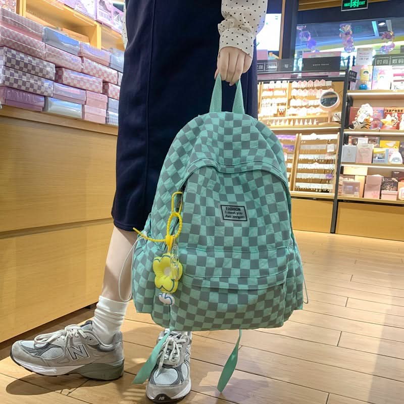 Trendy Unisex School Backpack for Teens – Lightweight Oxford Bag