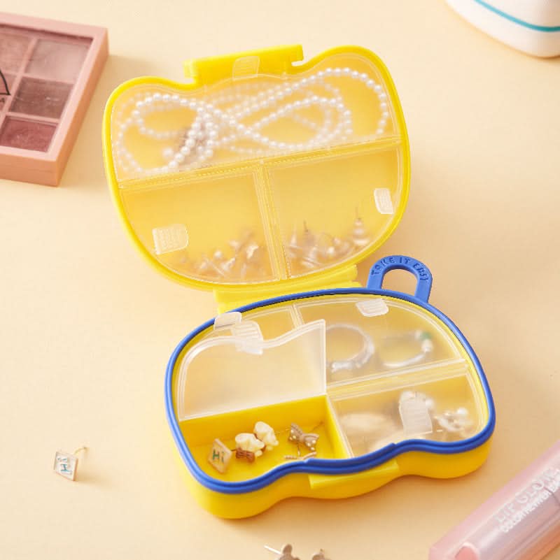 Cute Mini Pill Box – 7-Day AM/PM Travel Medicine Organizer with Secure Lid