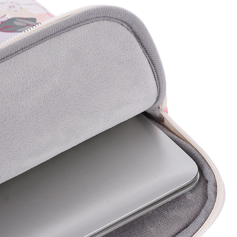 Rose Floral Laptop Sleeve for MacBook & More – Shock-Resistant Case