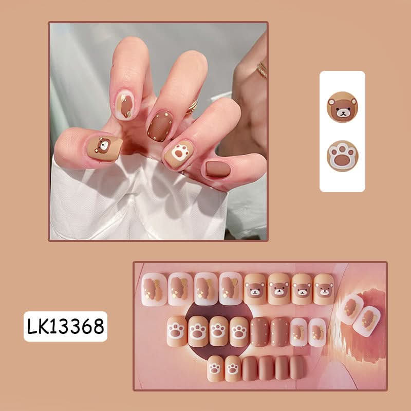 Autumn & Winter Style Colored Nail Art Pieces