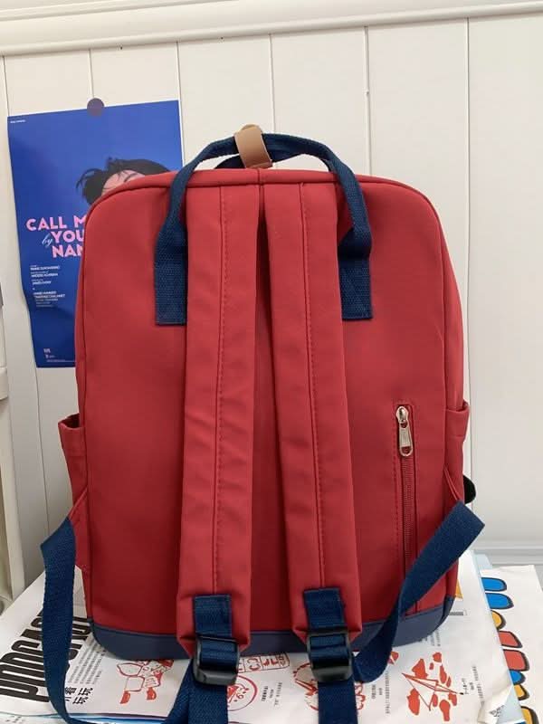Retro College-Style Backpack – Large-Capacity School & Laptop Bag (14-Inch)