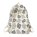 Unisex Oxford Cloth School Bag with Keychain - 12-Inch Laptop Sleeve