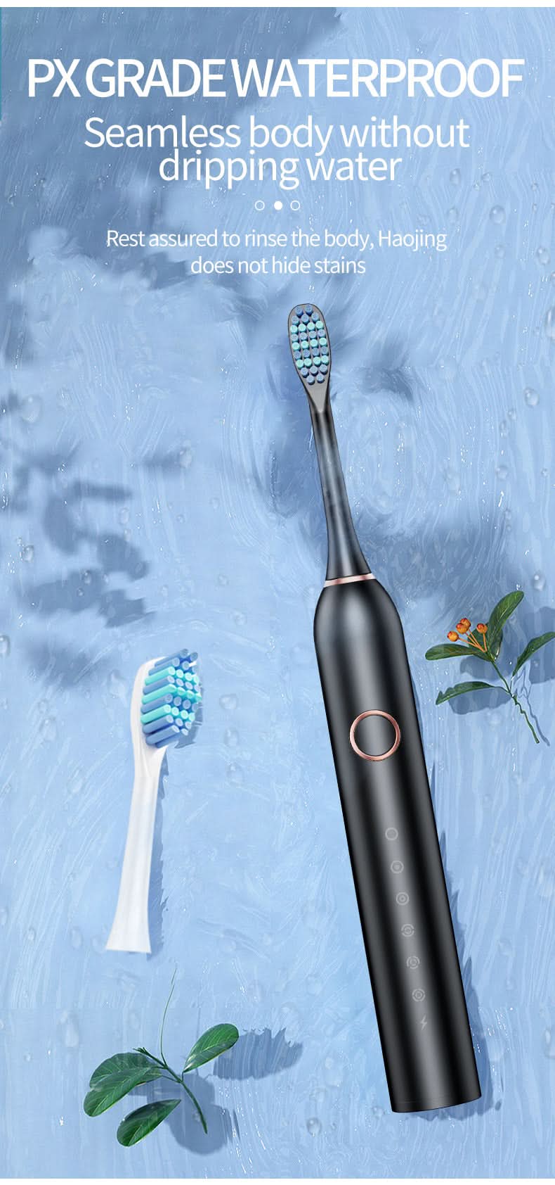 5-Speed Sonic Electric Toothbrush with Whitening