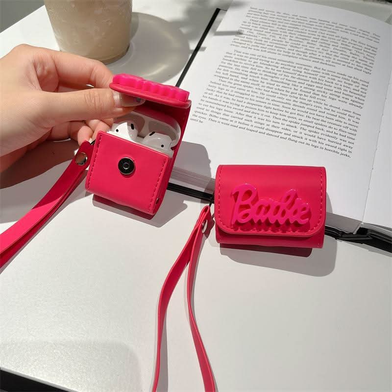 3D Barbie Leather Case for AirPods Pro/3/2